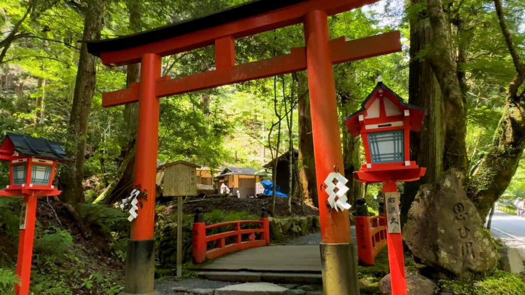 貴船神社、奥宮、思ひ川