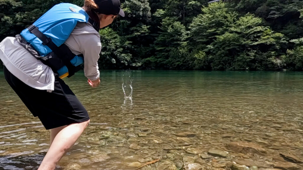 仁淀川・水切り