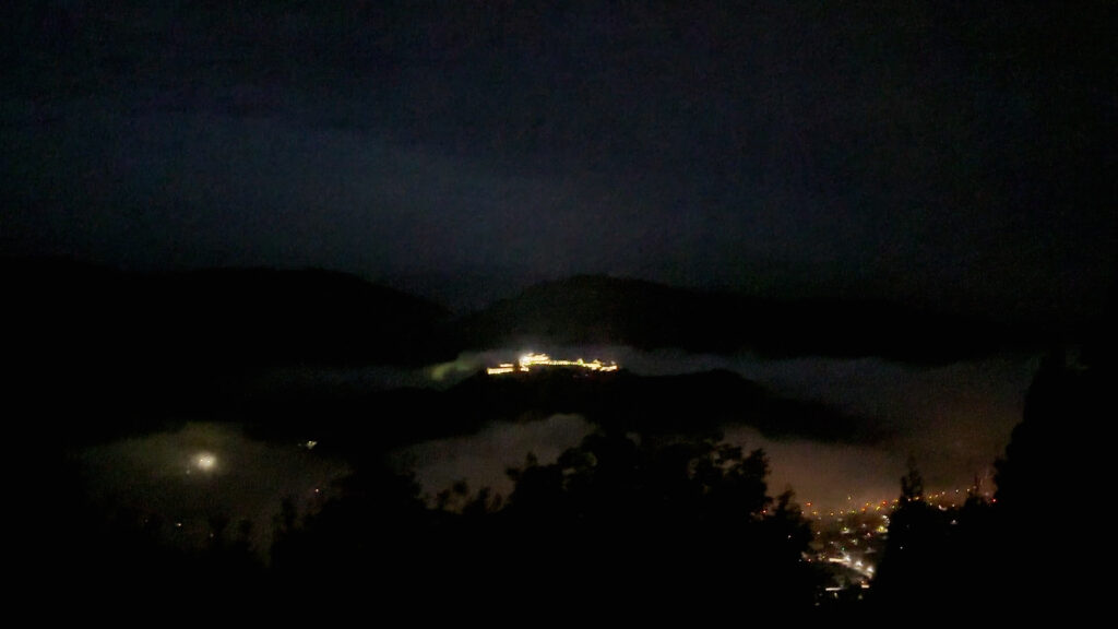 立雲峡・登山途中