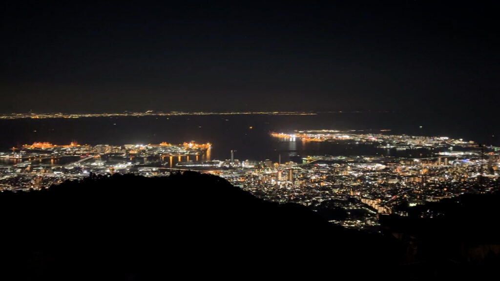 六甲ケーブル山頂・夜